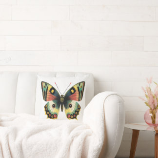 Illustration de papillon Coussin de printemps