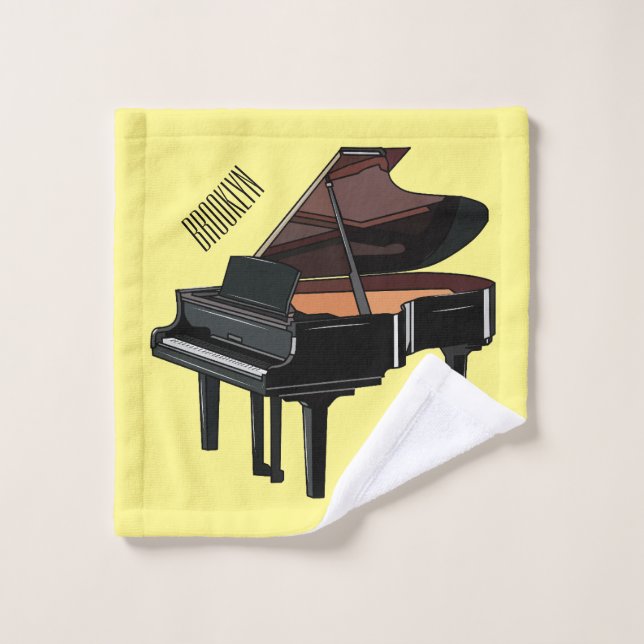 Illustration de piano (Gant de toilette)