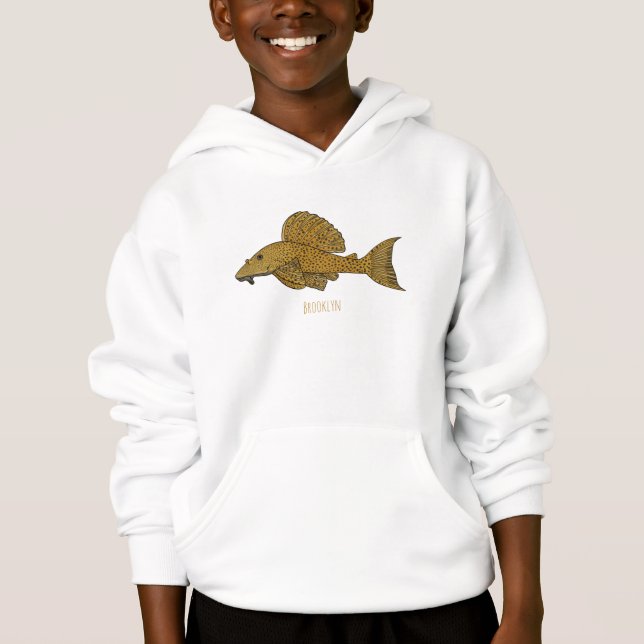 Illustration de poisson Pleco (Devant)