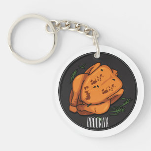Illustration de poulet rôti