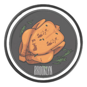 Illustration de poulet rôti