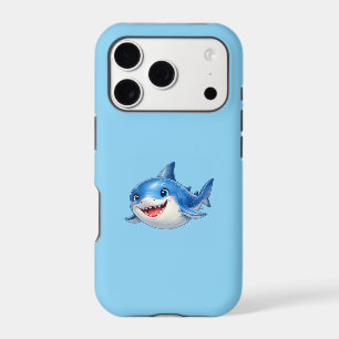 Illustration de requin mignon aux grands yeux Anim