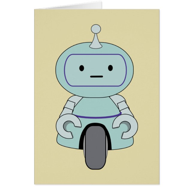 Illustration de robot rétro mignon (Devant)