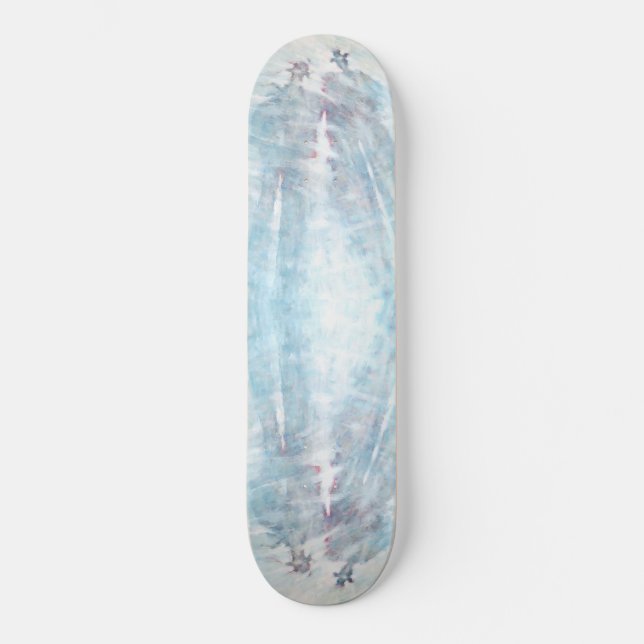 Illustration de skateboard avec des gens de l'ombr (Recto)