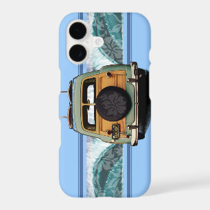 Illustration de surf hawaïen Woody Wave