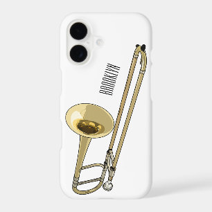 illustration de trombone de dessin animé