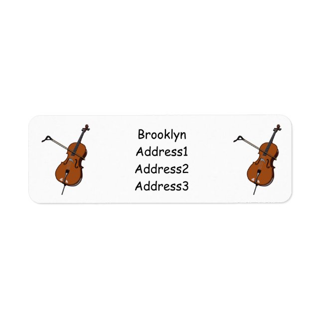 Illustration de violoncelle (Devant)
