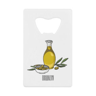 Illustration d'huile d'olive
