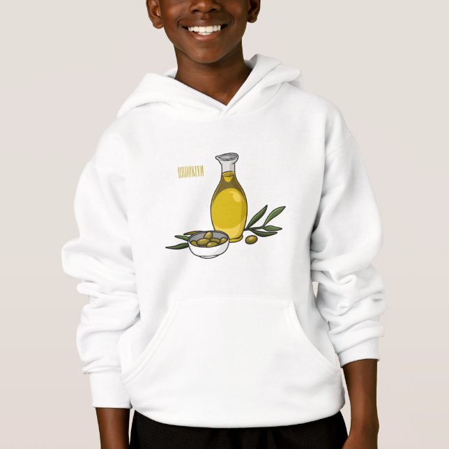 Illustration d'huile d'olive (Devant)
