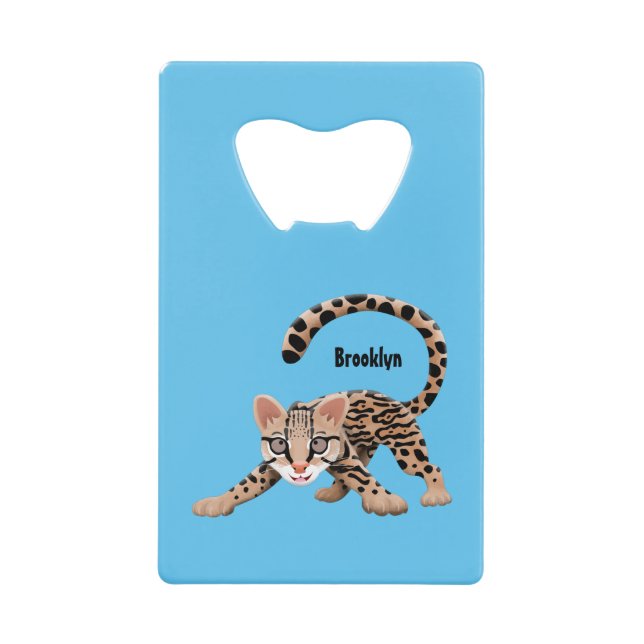 Illustration d'ocelot mignon (Devant)