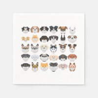 Illustration Dogs with respirator set