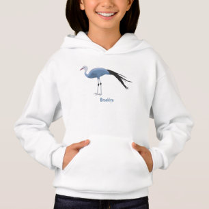 Illustration d'oiseau de grue bleue