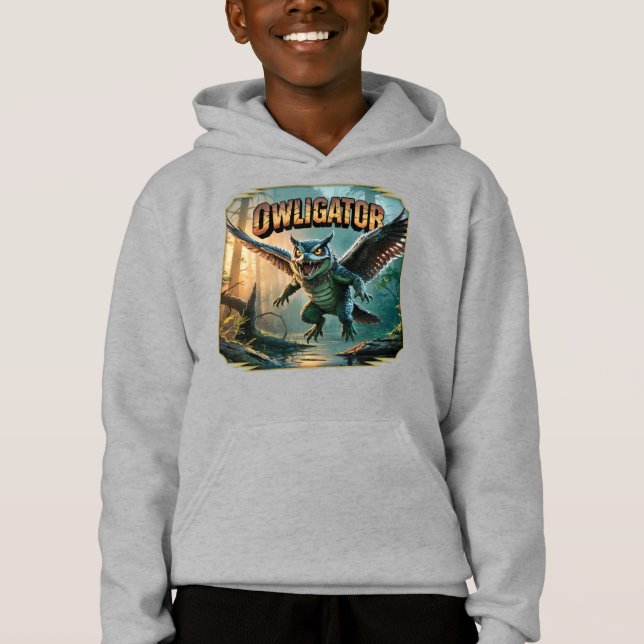 Illustration d'Owligator – Un Alligator Hibou Drôl (Devant)