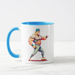 Illustration du baseball Combo Mug