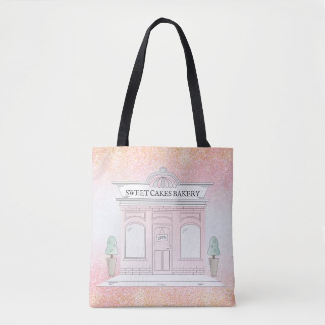 Illustration du café de boulangerie | Sac fourre-t (Devant)