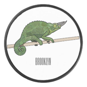 Illustration du caméléon de Jackson