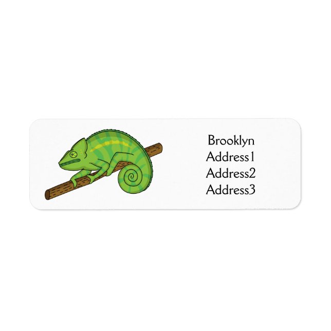 Illustration du caméléon de la parson (Devant)