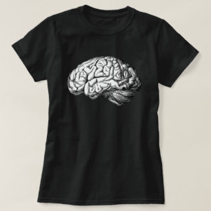 Illustration du cerveau humain T-shirt féminin    