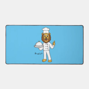 Illustration du chef mignon lion