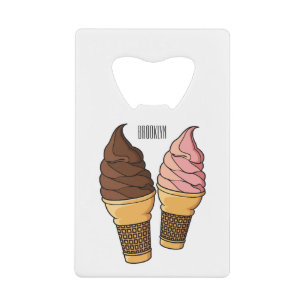Illustration du cône de crème glacée