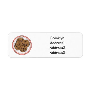 Illustration du cookie de puce à chocolat