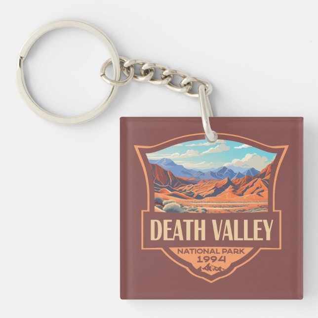 Illustration du parc national de Death Valley Retr (Devant)