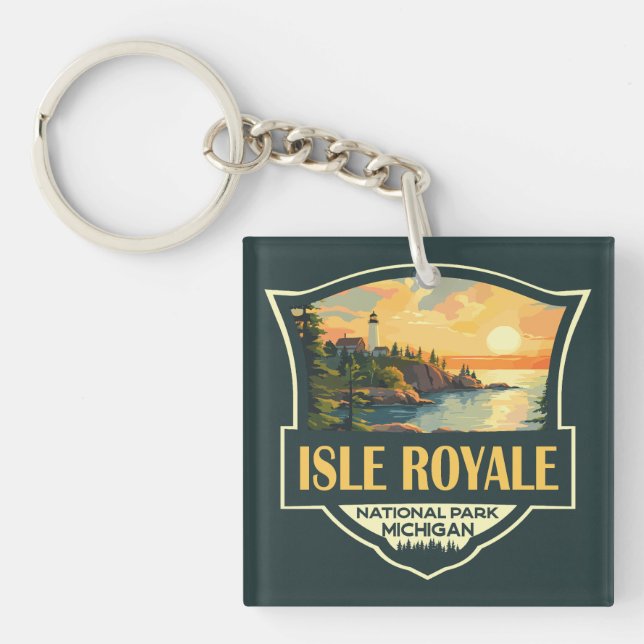 Illustration du parc national de l'Isle Royale Bad (Devant)