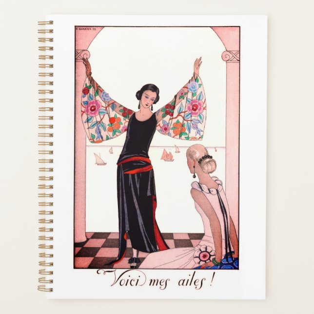 Illustration du planificateur avec George Barbier (Devant)