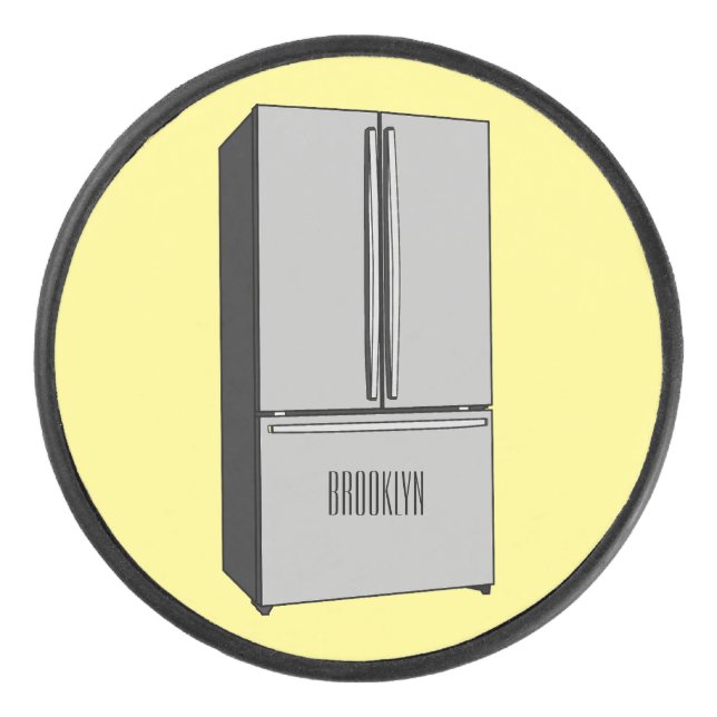 Illustration du réfrigérateur de porte française (Devant)