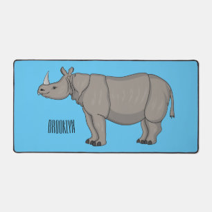 Illustration du rhinocéros de Javan