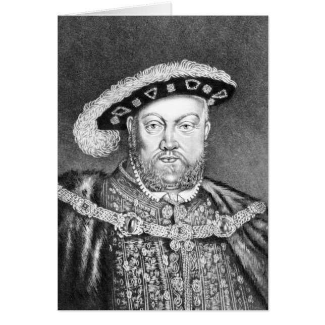 Illustration du Roi Henry VIII (Devant)