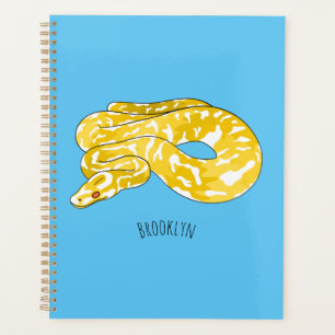 Illustration du serpent python birman