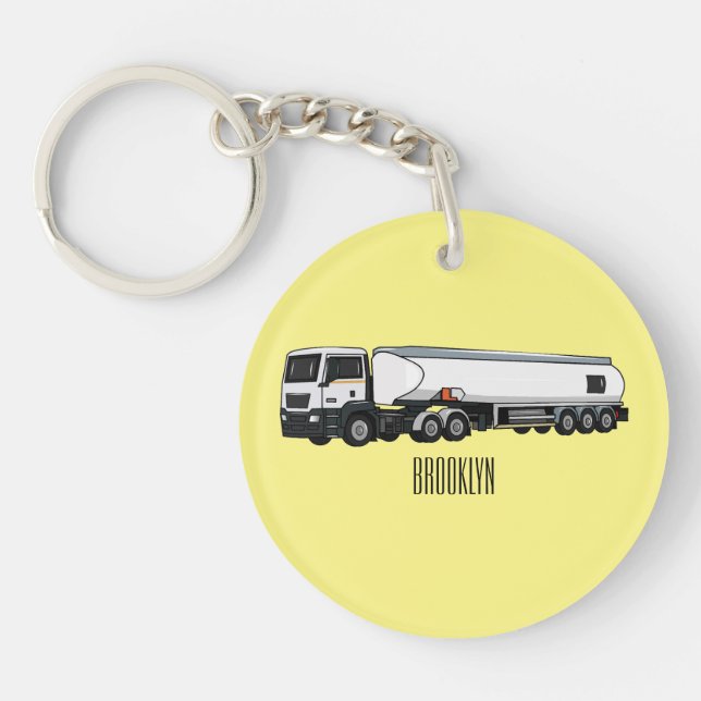 Illustration du transport de carburant par camion- (Devant)