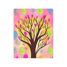 Illustration d'un bel arbre coloré