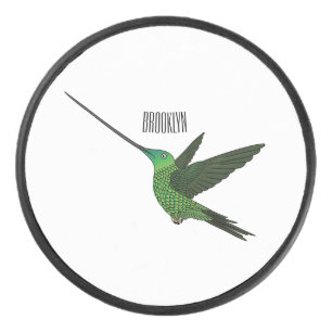 Illustration d'un colibri à bec épée