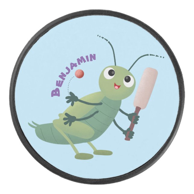 Illustration d'un insecte du cricket vert mou (Devant)