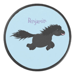 Illustration d'un poney de Shetland mignon