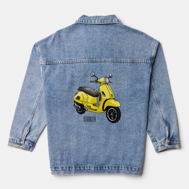 Illustration d'une moto cyclable (Verso)
