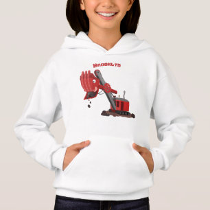 Illustration d'une pelle à vapeur rouge mou