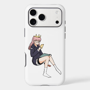 Illustration d'une princesse anime utilisant un té