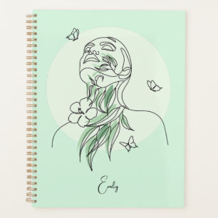Illustration féminine Abstraite Simple Line Art