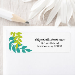 Illustration Feuille colorée