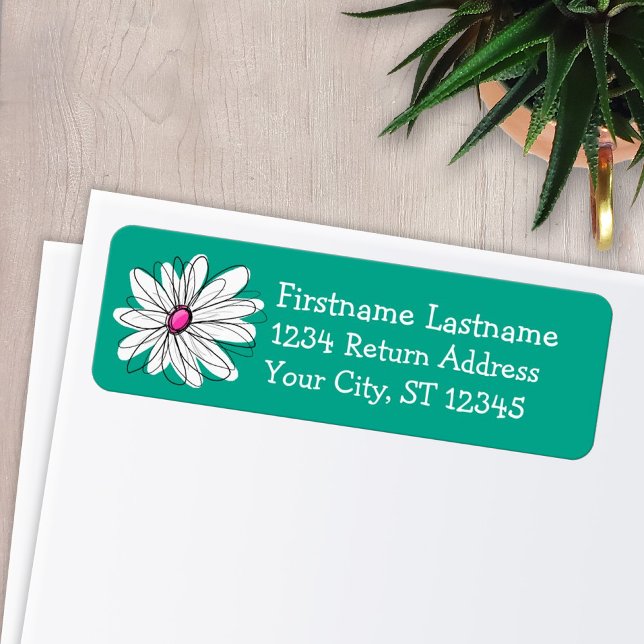 Illustration florale tendance - rose et vert (Créateur téléchargé)