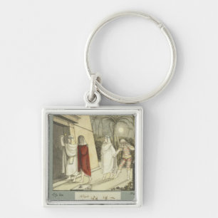 Illustration for Mozart's 'The Magic Flute', 1845 Keychain