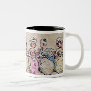 Illustration for 'St. Valentines Day', 1914 Two-Tone Coffee Mug