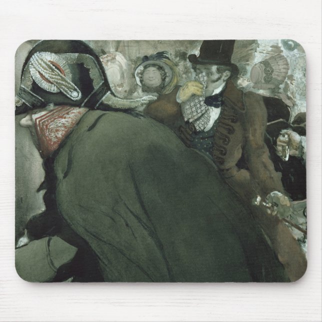 Illustration for The Nose by Nikolai Gogol Mouse Pad (Front)