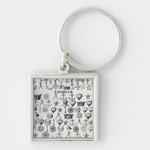 Illustration from Book 9 Keychain