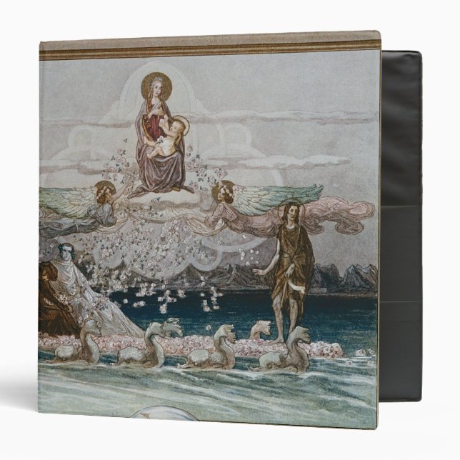 Illustration from Dante's 'Divine Comedy' 2 Binder (Front/Inside)