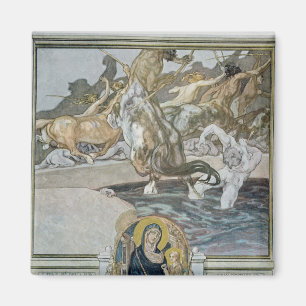 Illustration from Dante's 'Divine Comedy' Magnet