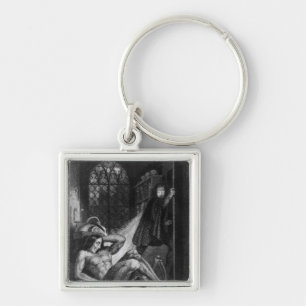 Illustration from 'Frankenstein' Keychain